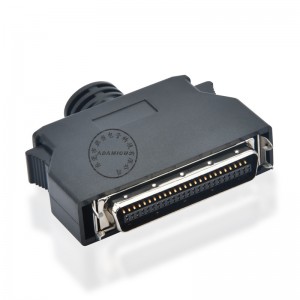 Chiński producent Złącze czarne lutowane SCSI HPCN 50-pinowe Męskie